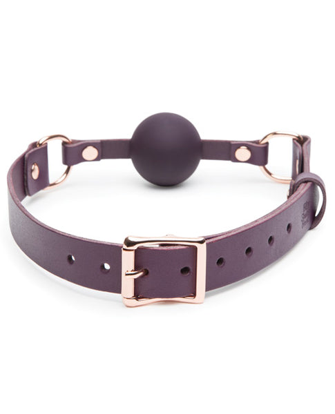 Fifty Shades Cherished Collection Leather Ball Gag